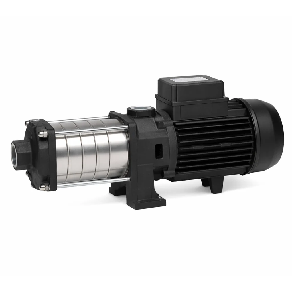 Multistage Horizontal Water Pump — 4230 GPH, 2HP, 230V, 1P - SAER 6OP40/3