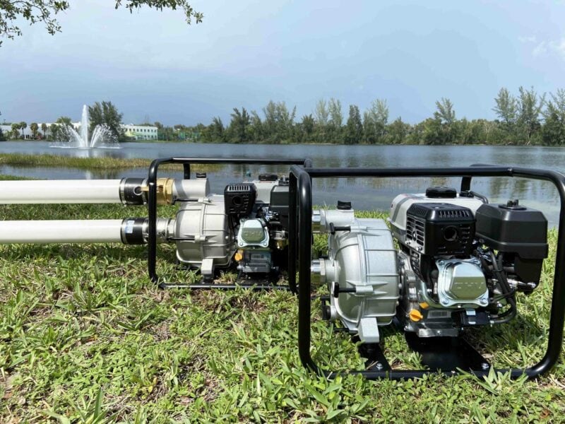Full Trash Gas Powered Water Pump - 9245 GPH, 195cc Engine , 2" ports - Model#TG20 - Image 3