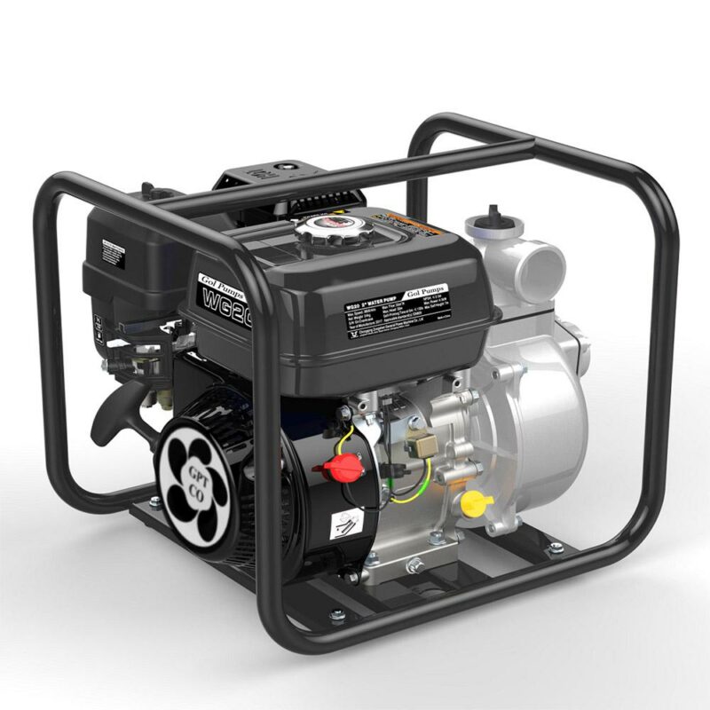 Gol Pumps Self-Priming Water Pump — 9,245 GPH, 2in. Ports, 196cc Engine, Model# WG20 Gas Pump