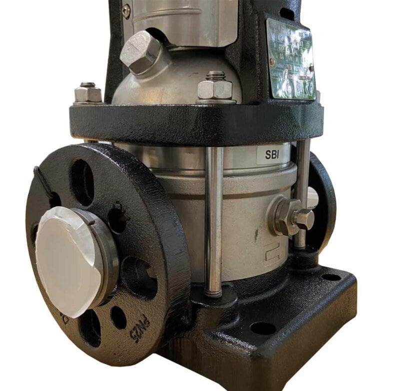 Vertical Multistage Centrifugal Pump, 5.5HP, 7500GPH, 220/480V, 3PHASE, Model SBI 15-3, SS304 - Image 4