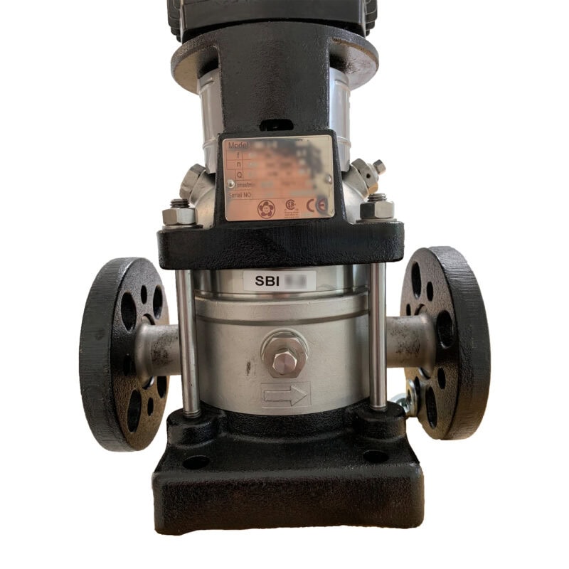 Vertical Multistage Centrifugal Pump, 0.75HP, 780 GPH, 110/220V, 1PHASE, Model SBI 1-6, SS304 - Image 3