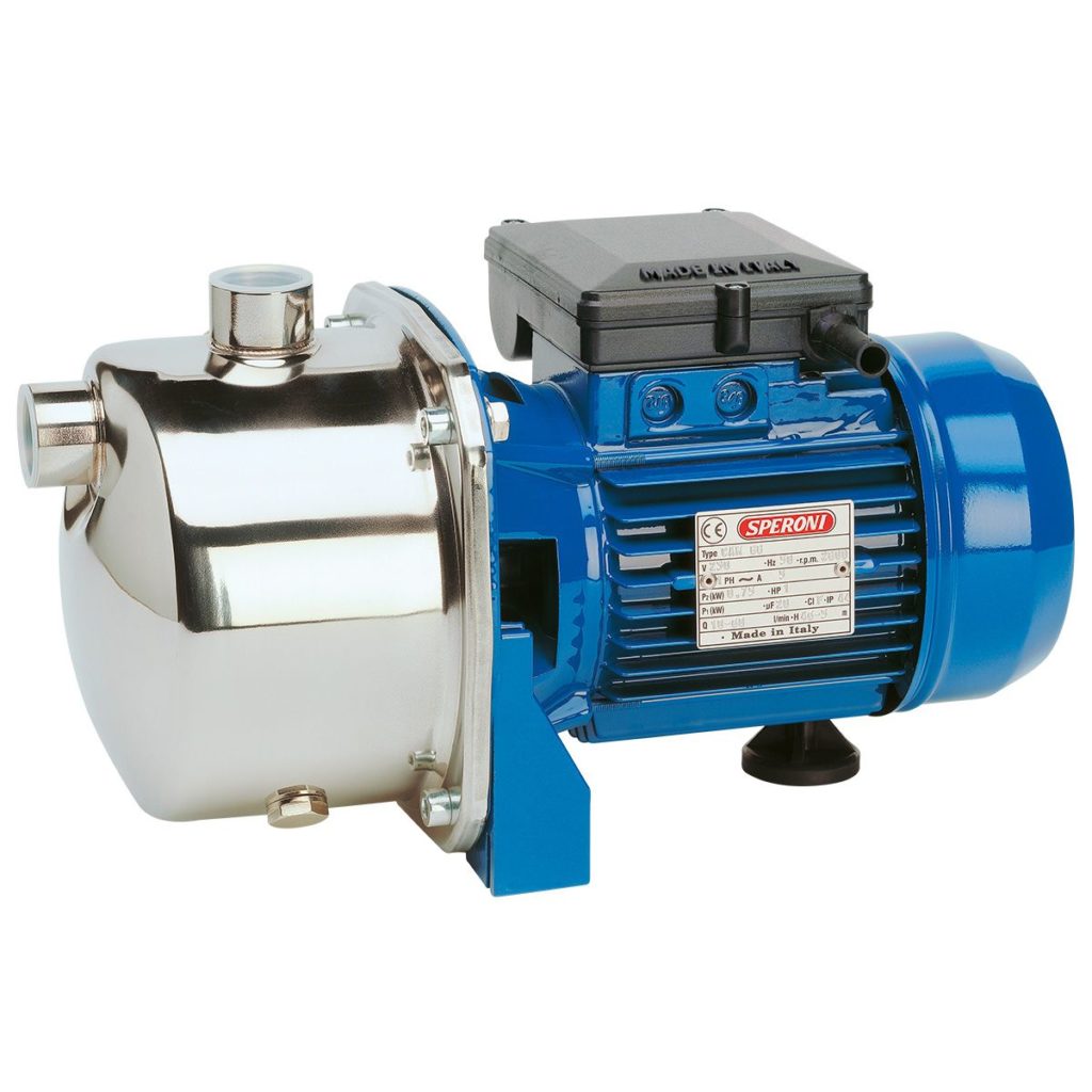 SPERONI 0.9HP SS304 Shallow Well Jet Pump - 792 GPH - 1 in. Ports - 60 Hz - CAM85