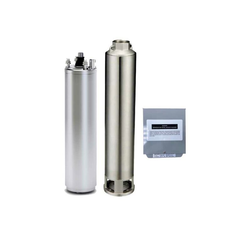 2HP Submersible Motor 30GPM max Deep Well Water Pump 3Wire , 208-230V , 1P , 4" - 436ft max with Splice kit - Image 2