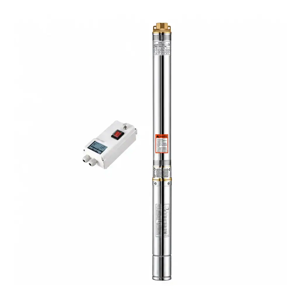 2" Submersible Pump 5.2 GPM - 3 Wire - 121 ft - 110/220V - 0.25HP Motor with Splice kit