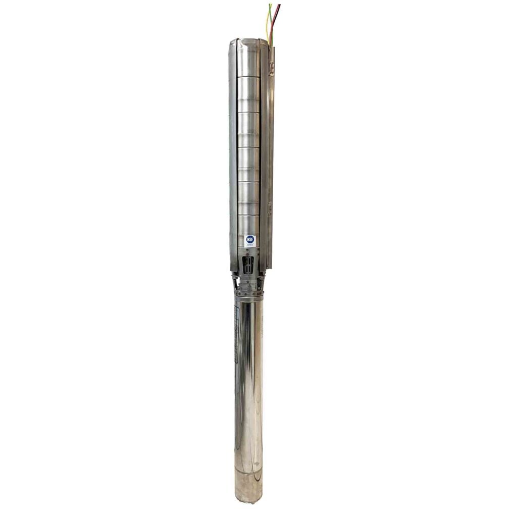 Gol Pumps 6in. Stainless steel Deep Well Submersible Pump 1PH, 230V, 7380 GPH, 5 HP, Model# A6X17CR05/04