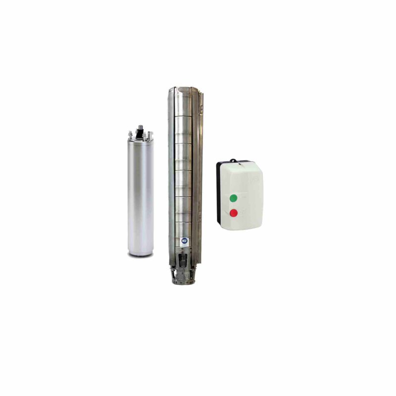 Gol Pumps 6in. Stainless steel Deep Well Submersible Pump 3PH, 460V, 7380 GPH, 10 HP, Model# A6X17CR10/10 - Image 3