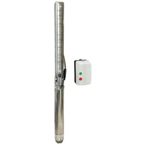 Gol Pumps 6in. Stainless steel Deep Well Submersible Pump 3PH, 460V,17 400 GPH, 25 HP, Model# A6X46CR25/08