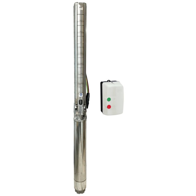 Gol Pumps 6in. Stainless steel Deep Well Submersible Pump 3PH, 460V,17 400 GPH, 25 HP, Model# A6X46CR25/08