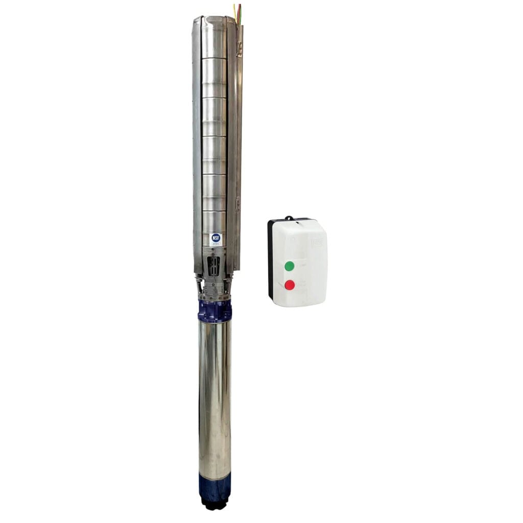Gol Pumps 8in. Stainless steel Deep Well Submersible Pump 3PH, 460V, 704 GPM, 40 HP, Model# A8X 110 CR 40/2