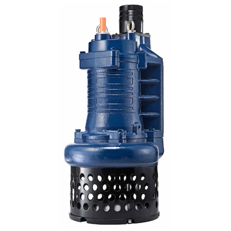 Heavy Duty Strainer and Agitator Slurry Sewage Pump – 39300GPH, 10HP, 460V, 3P, Model Stormy 475S