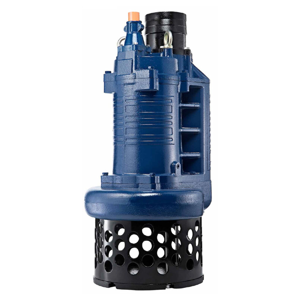 Heavy Duty Strainer and Agitator Slurry Sewage Pump – 87180GPH, 20HP, 460V, 3P, Model Stormy 6150SL