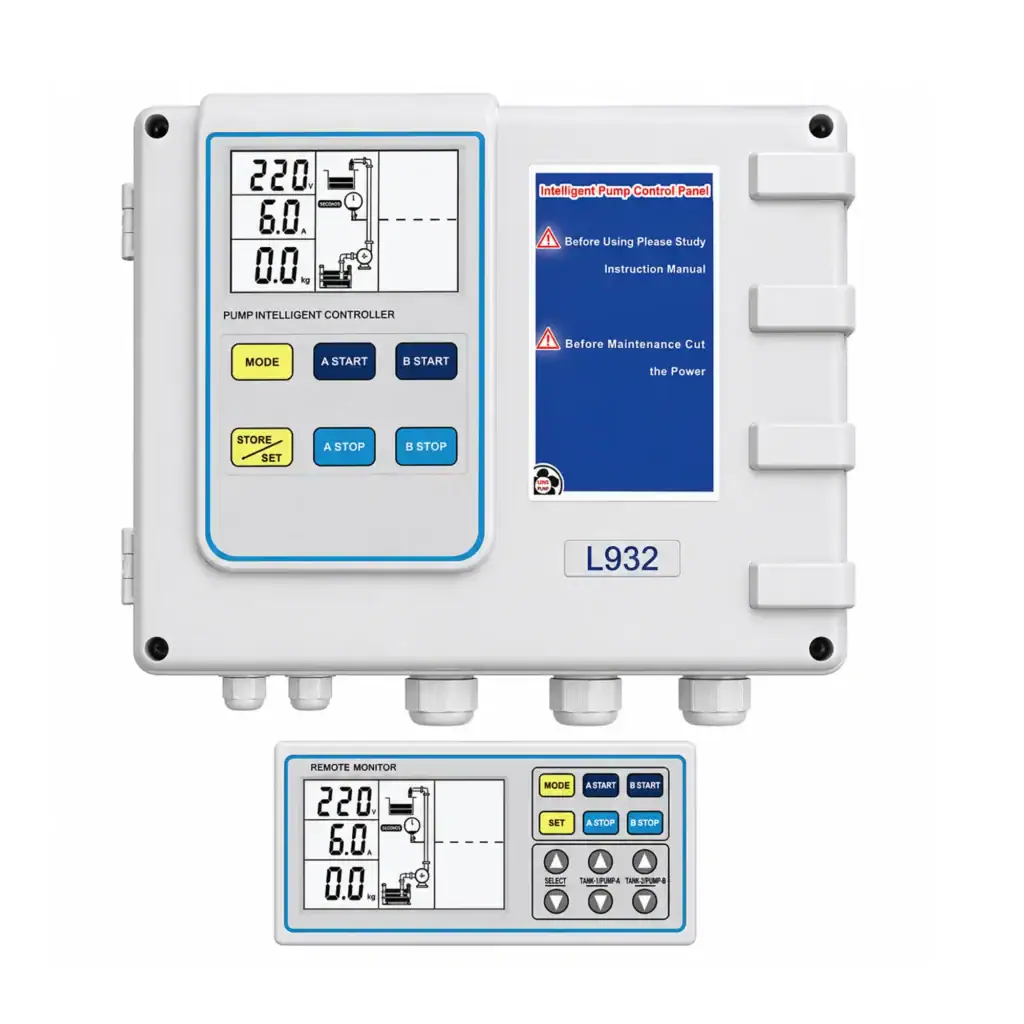 Intelligent Dual Pumps Control Panel with Controller, 230V , 1P,  1-7.5HP, Model GP-L912-1-7.5
