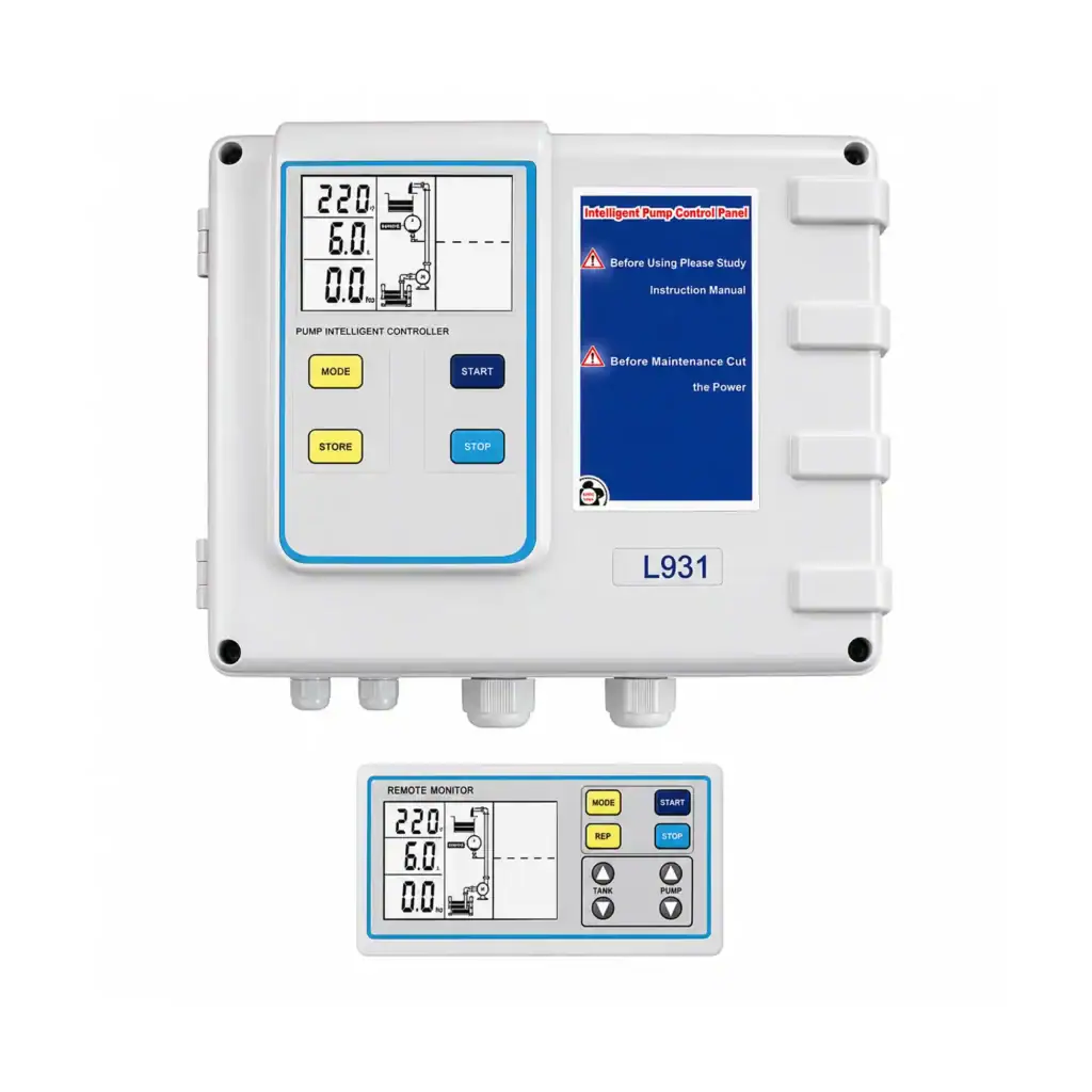 Intelligent Single Pump Control Panel with Controller, 230V , 3P,  1.5-5.5HP, Model GP-L931-1.5-5.5