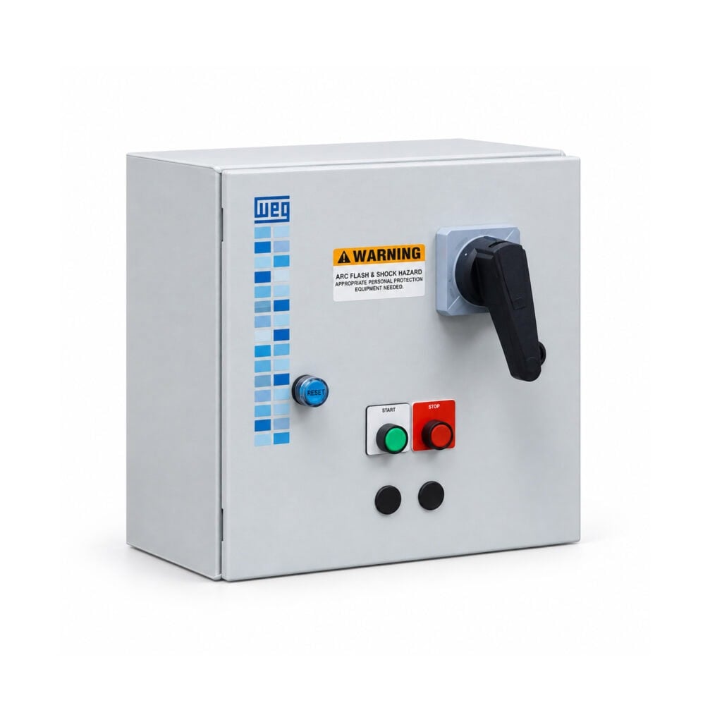 WEG Control Panel ESWC Series Combination Starters~ 3PH ~ 230-460V, 120CV with Transformer - ESWC-38TM1A9-RE4