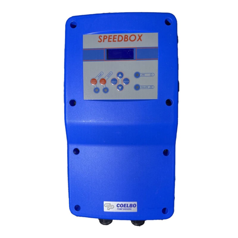 COELBO Wall-mounted pump driver for a single pump at variable speed, 400V, 3PHASE, 362.5 PSI, IP65, Model SPEEDBOX 1314TT