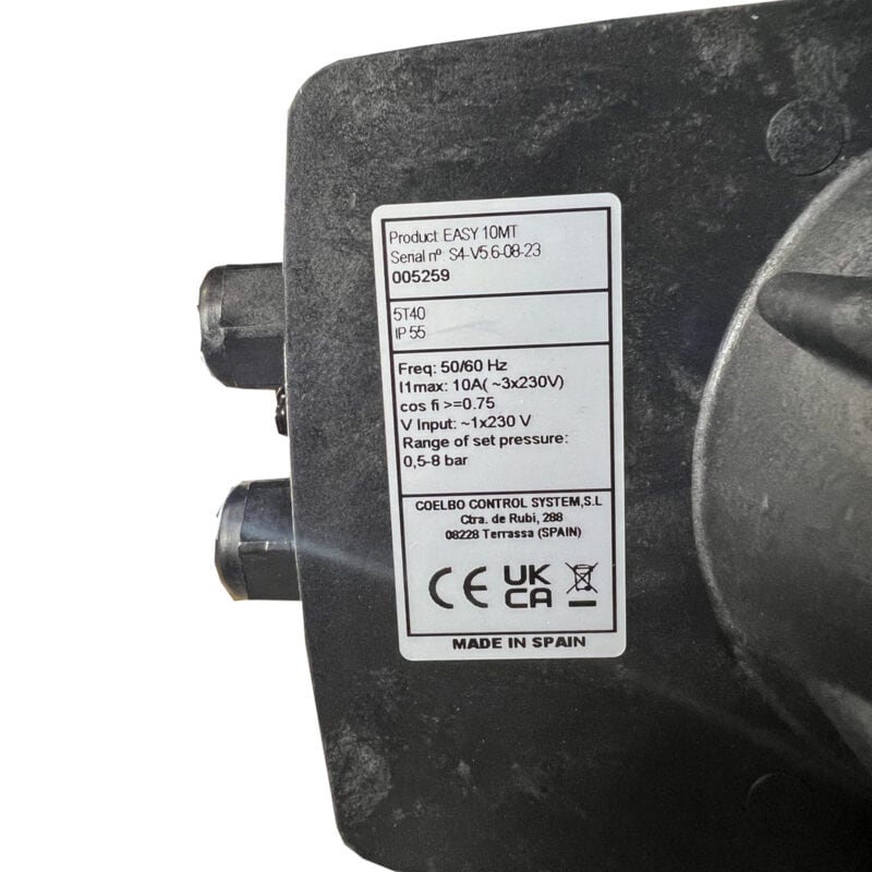 COELBO Driver for one single-phase or 3-phase pump at variable speed, 230V, 116 PSI, IP55, Model SPEEDMATIC EASY MT10 - Image 3