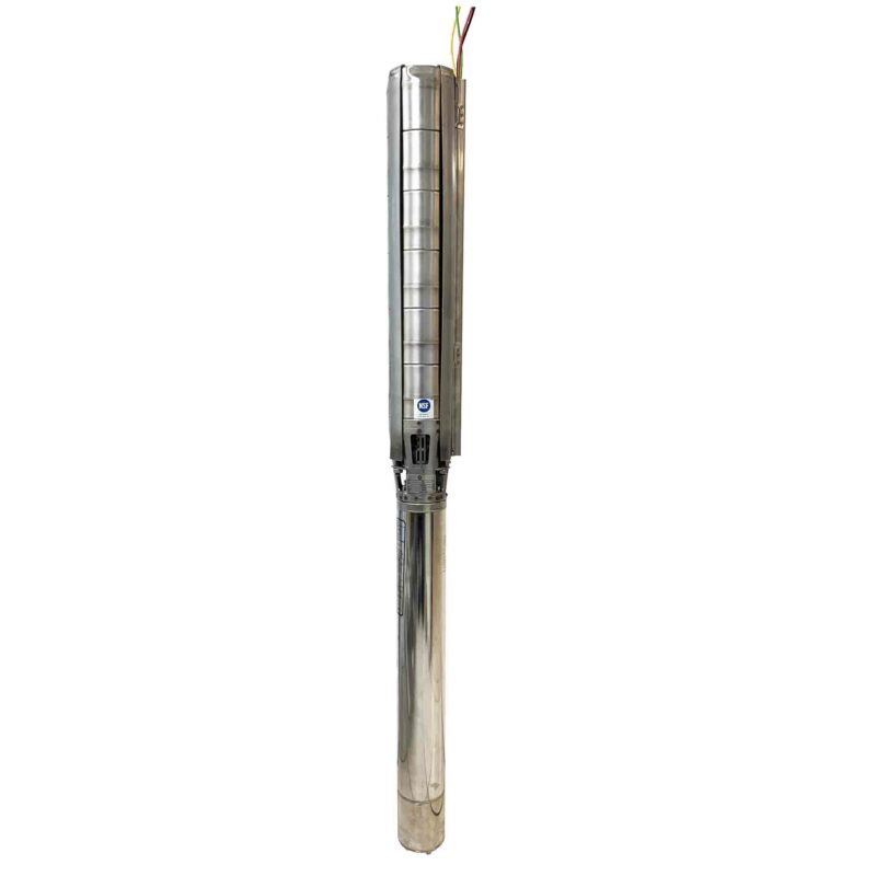 Gol pumps SP 9006, 6" Submersible Well Stainless steel 316, 7.5HP, 3PH, 460V, 4" Motor, 6 Stages, 3" NPT Discharge, 118 GPM
