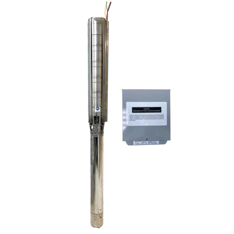 Gol pumps SP 9003 6" Submersible Well Stainless steel 316, 5HP, 1PH, 230V, 4" Motor, 3 Stages, 3" NPT Discharge, 118 GPM