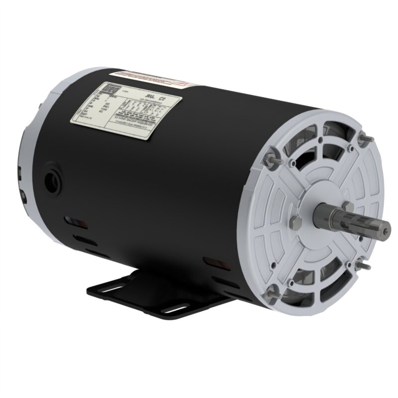 WEG Rolled Steel Motor - 1HP, 230/460V - 3Ph, 60 Hz, 1760RPM, ODP, Foot-mounted, Model 00118OT3E56-S