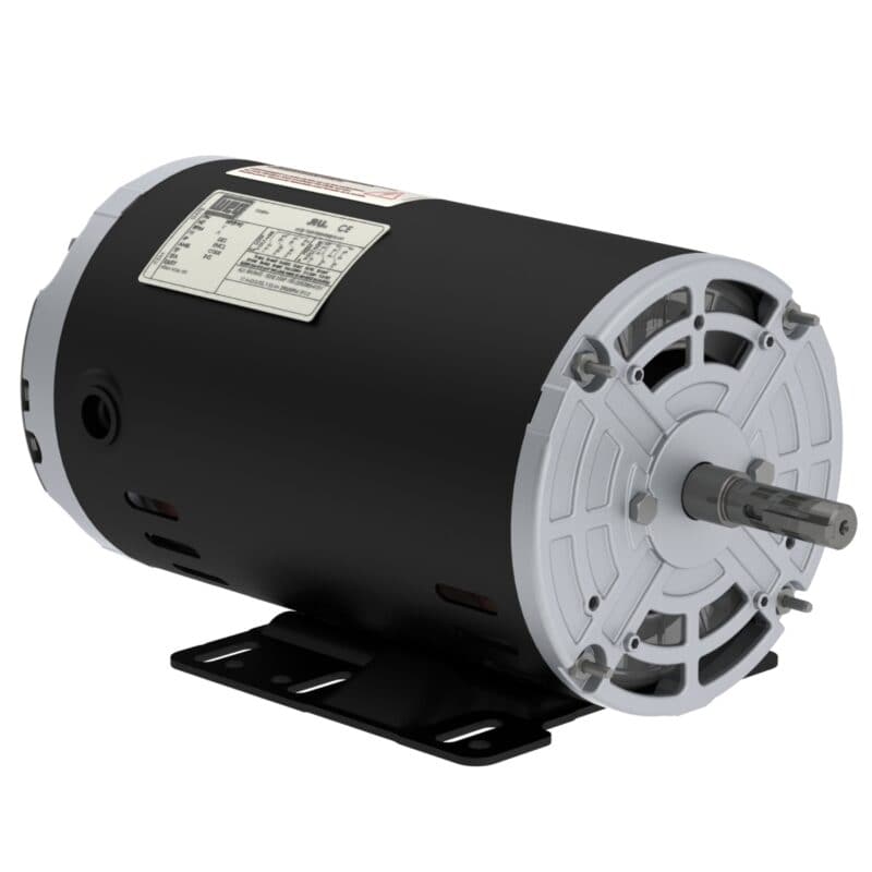 WEG Rolled Steel Motor - 2HP, 230/460V - 3Ph, 60 Hz, 1740RPM, ODP, Foot-mounted, Model 00218OT3E56-S