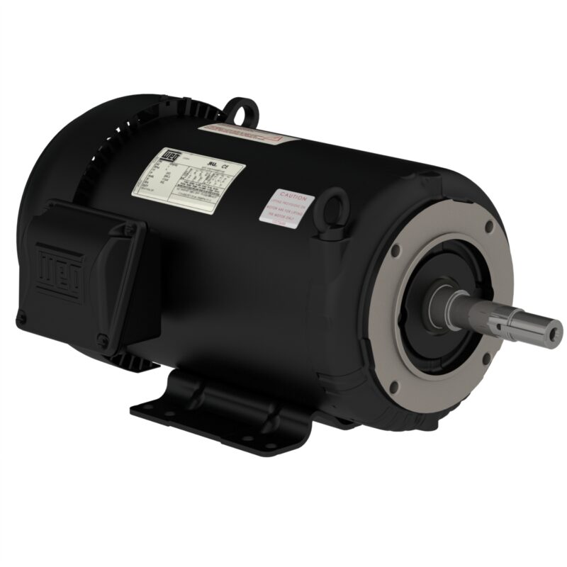 WEG Rolled Steel Motor - 7.5HP, 230/460V - 3Ph, 60 Hz, 3480RPM, TEFC, Foot-mounted, Model 00736ET3E184JM-S