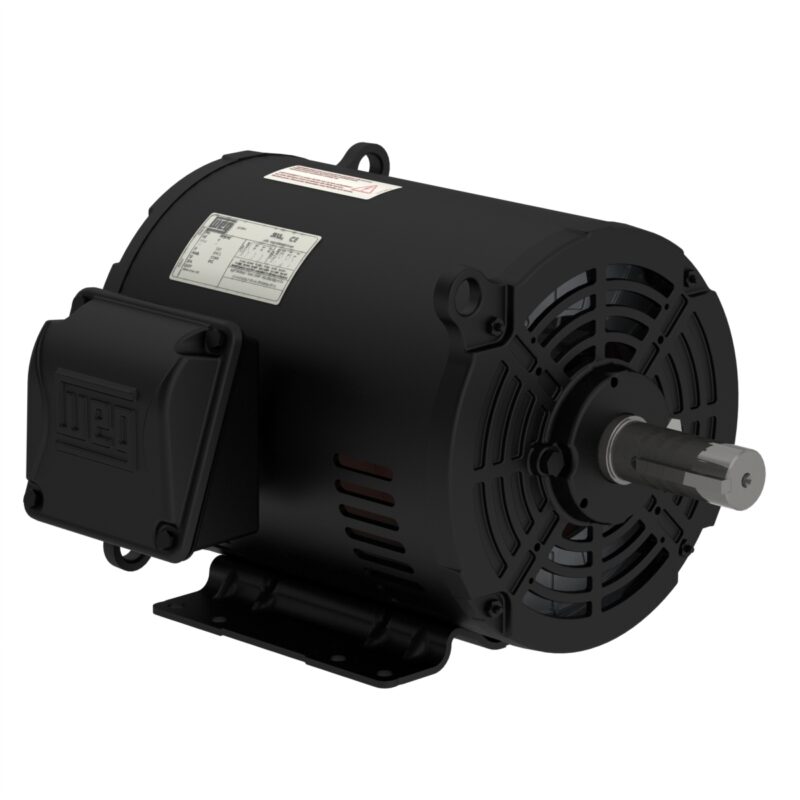 WEG Rolled Steel Motor - 10HP, 230/460V - 3Ph, 60 Hz, 1770RPM, ODP, Foot-mounted, Model 01018OT3E215T-S