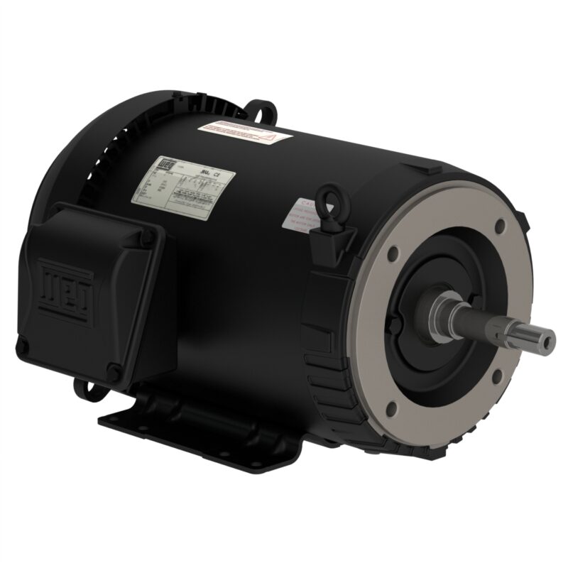 WEG Rolled Steel Motor - 20HP, 230/460V - 3Ph, 60 Hz, 3515RPM, TEFC, Foot-mounted, Model 02036ET3E256JM-S