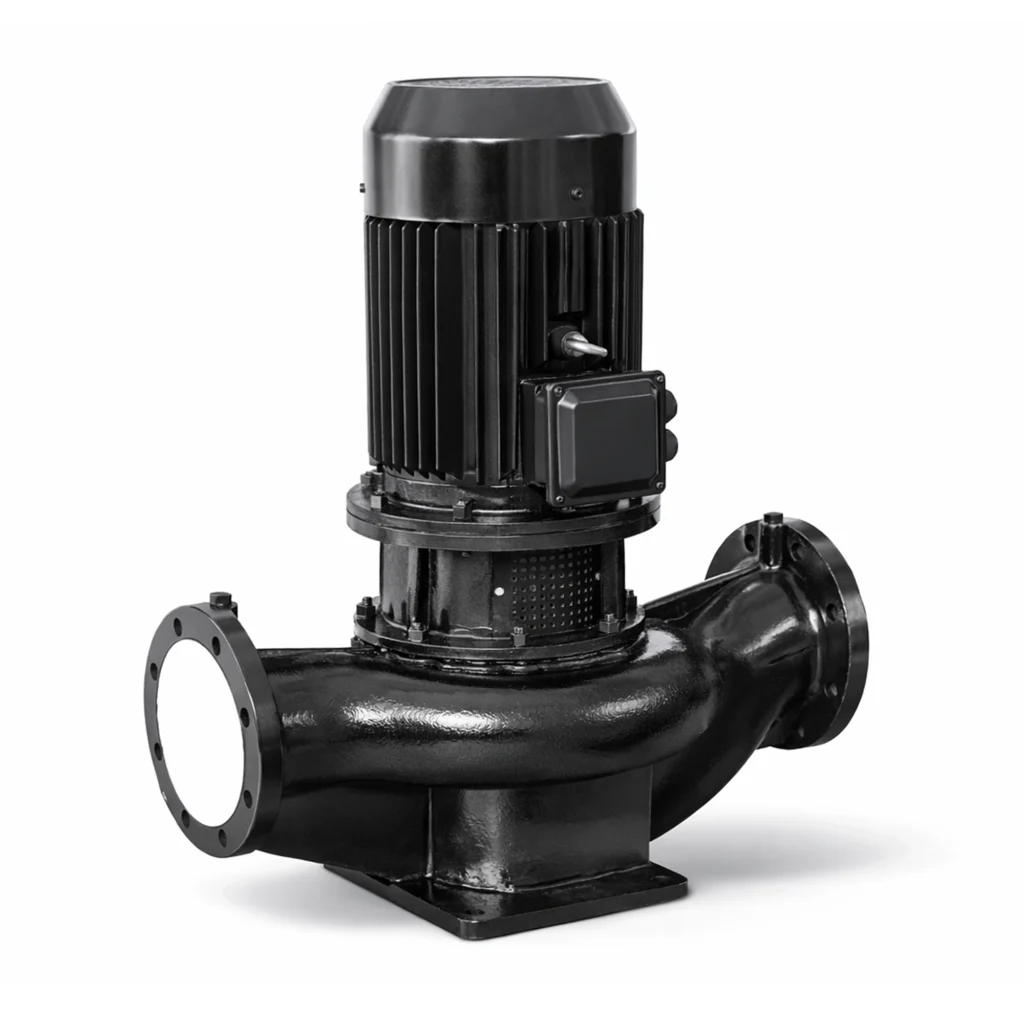 G.P.T.CO Close Coupled Vertical In-Line Centrifugal Pump, 10800GPH, 1.5HP, 230/460V, 1710RPM, Model GEGM65-5016-01104
