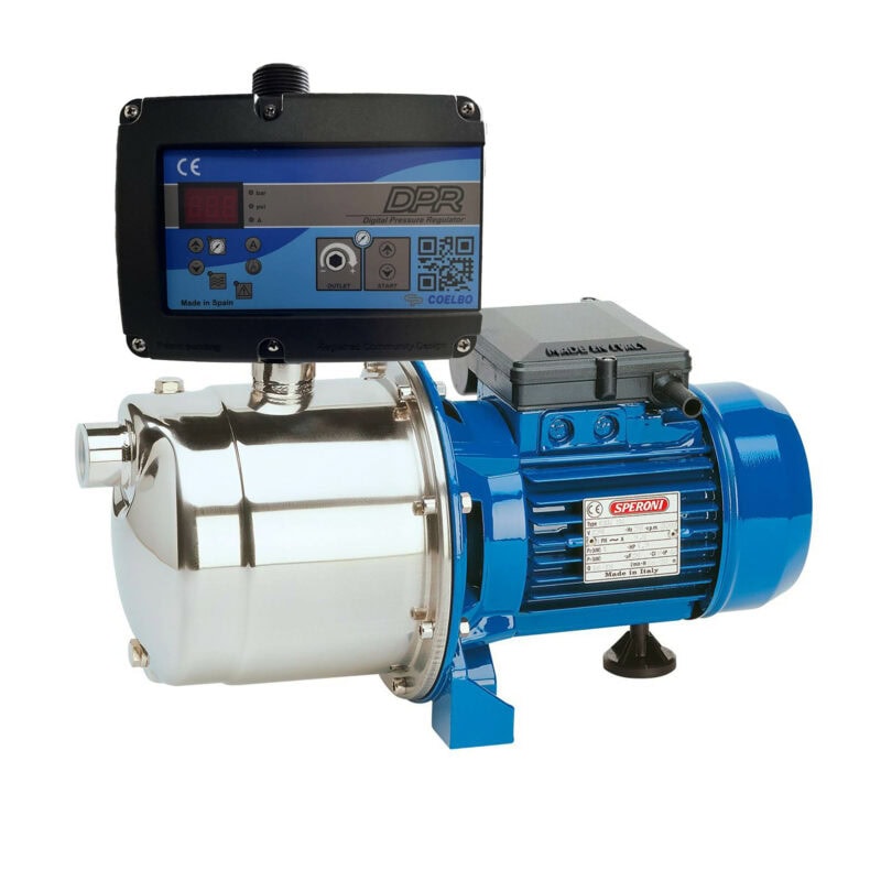 Automatic Booster Pump , 1HP, SS304 Jet Pump with DPR pump controller - 1260 GPH - 1 in. Ports, 110/220V , Model CAM95