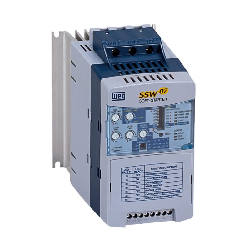 WEG SOFT STARTER - 15HP - 220-575V - SSW07 WEG - Model SSW070024T5SZ