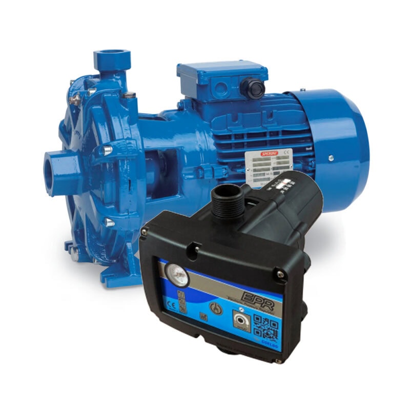 High-Performance Twin Impeller Booster Set – 2 HP Centrifugal Pump with EPR Automatic Pressure Controller, Model 2 CM 25/160B, 220V, 1Phase