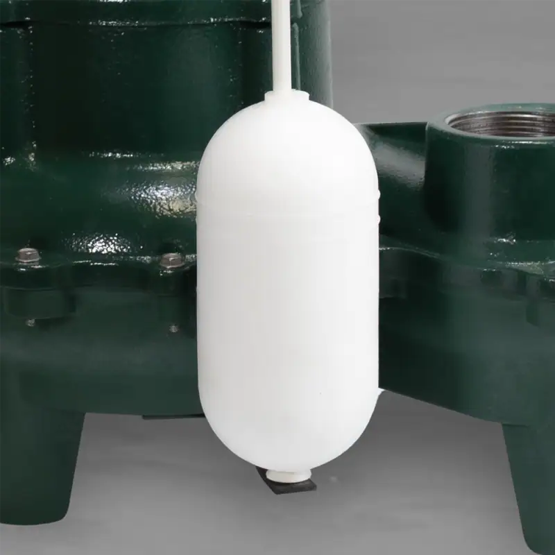 ZOELLER Automatic Sewage Pump 4/10 HP, 90gpm @ 5 Ft. of Head, Cast Iron, 115V, 1Phase, Model M264 - Image 5