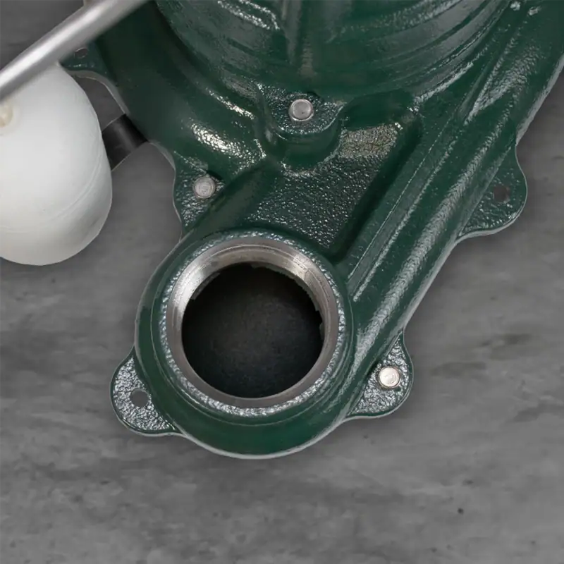 ZOELLER Automatic Sewage Pump 1/2 HP, 110gpm @ 5 Ft. of Head, Cast Iron, 115V, 1Phase, Model M267 - Image 4