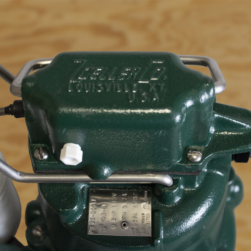 ZOELLER Automatic Sump Pump 3/10 HP, 42gpm @ 5 Ft. of Head,115V, 1Phase, Model M53 with 9 ft Cord and LED Plug - Image 5