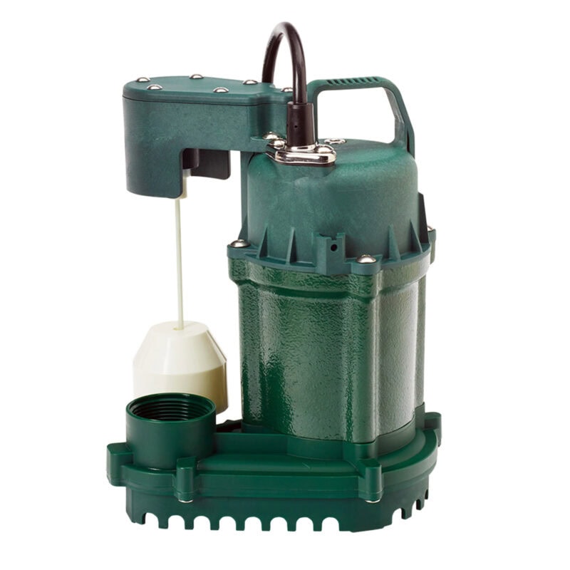 ZOELLER Automatic Sump Pump 1/3 HP, 38gpm @ 5 Ft. of Head,115V, 1Phase, Model M73