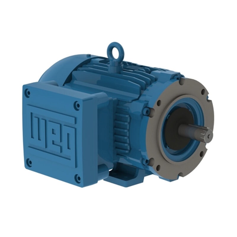 W21 Explosion-proof Motor NEMA Premium Efficiency - 230/460//380V - 3Ph, 1.5 HP, 1800RPM, TEFC - Foot-mounted, Model 00158XT3E145TC