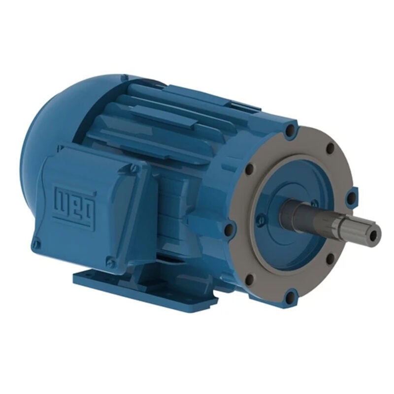 WEG W22 Close Coupled Pump JM NEMA Premium Efficiency 3 HP, 230/460//380V - 3Ph, 3600RPM, IC411 - TEFC - Foot-mounted, Model 00336ET3E145JM-W22