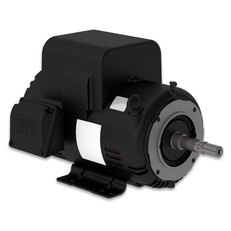 WEG Rolled Steel JM Pump - 5HP, 115/208-230 V - 1Ph, 3600RPM, IC01 - ODP - Foot-mounted, Model 00536OS1B184JM-S