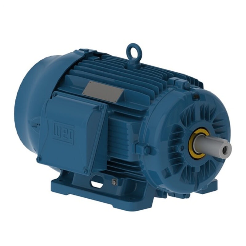 WEG Motor W22 IEEE 841 NEMA - 15HP, 460V - 3Ph, 900RPM, IC411 - TEFC - Foot-mounted, Model 01509ST3QIE286T-W22