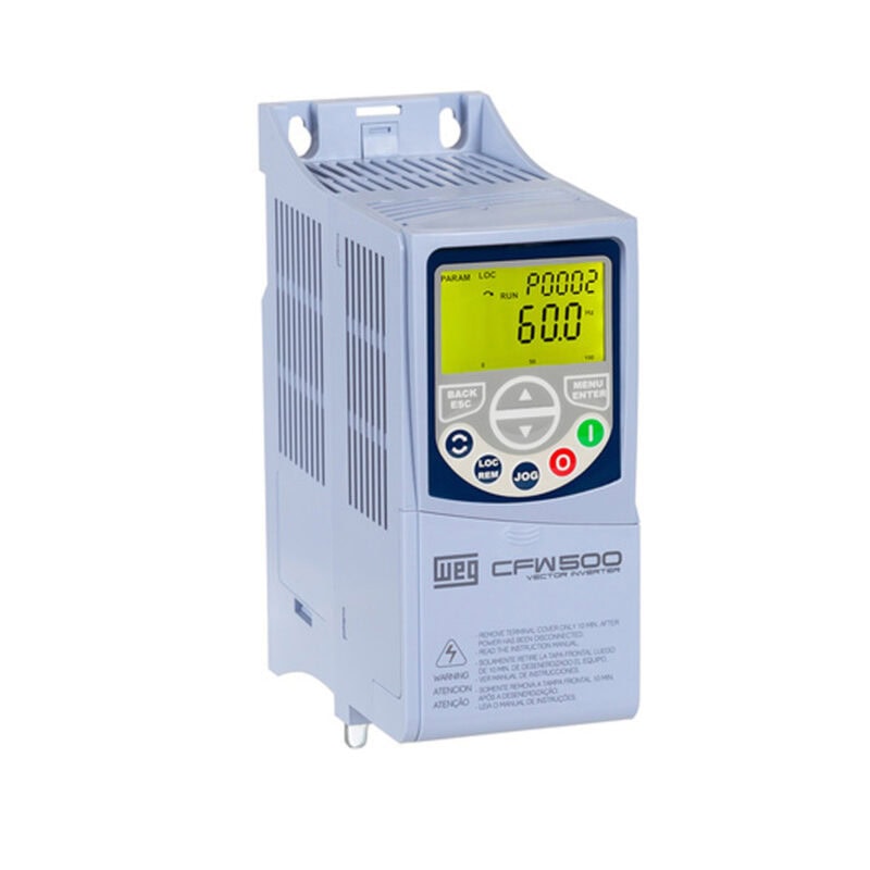 WEG DRIVE CFW500A07P0T2NB20G2 , 3Ph,  200/240 V, IP20