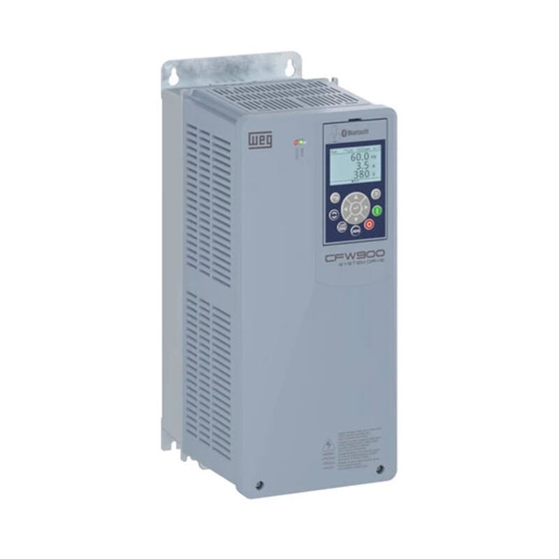 WEG DRIVE CFW900B26P0T4DB20Y2B, 3Ph, 380/480 V With braking IP20 STO/SS1 HMI with bluetooth