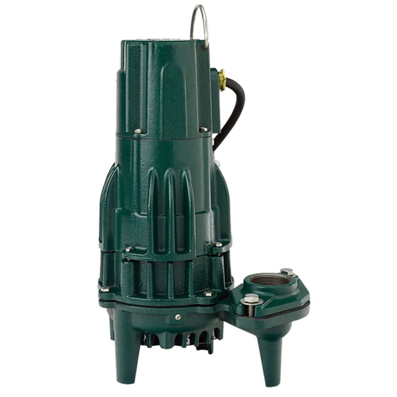 ZOELLER Automatic Sewage Pump 2HP, 40gpm @ 100 Ft. of Head, 230V, 1Phase, Model E191 with 25ft. Cord