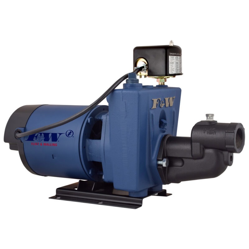 F&W Self-Priming Lawn Sprinkler Pump , 1.5HP, 115/230V, 1Phase Model CPJ15S