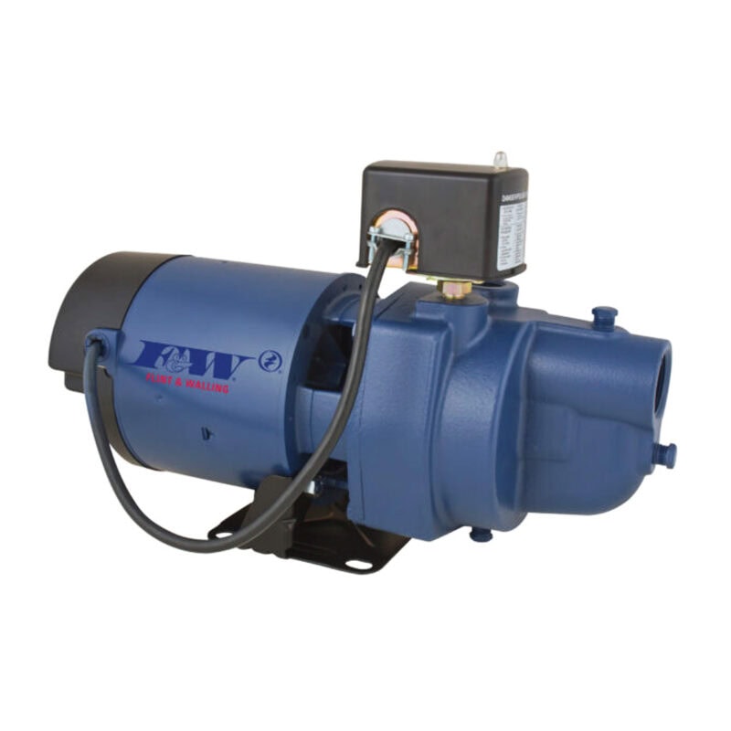 F&W Shallow Well Jet Pump, 1HP, 115/230V, 1Phase Model EK10S