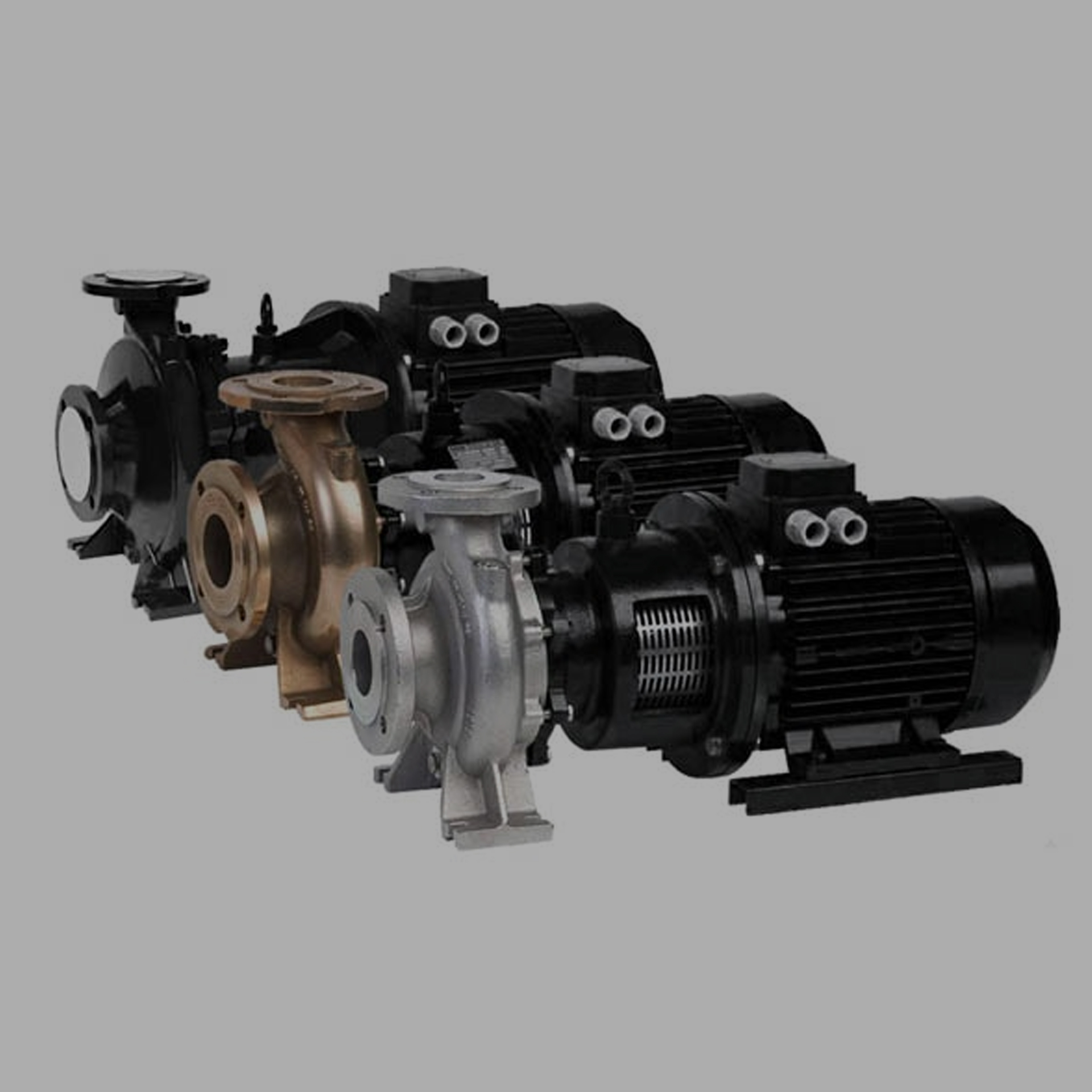 Fire fighting pumps for emergency water pressure and fire protection systems