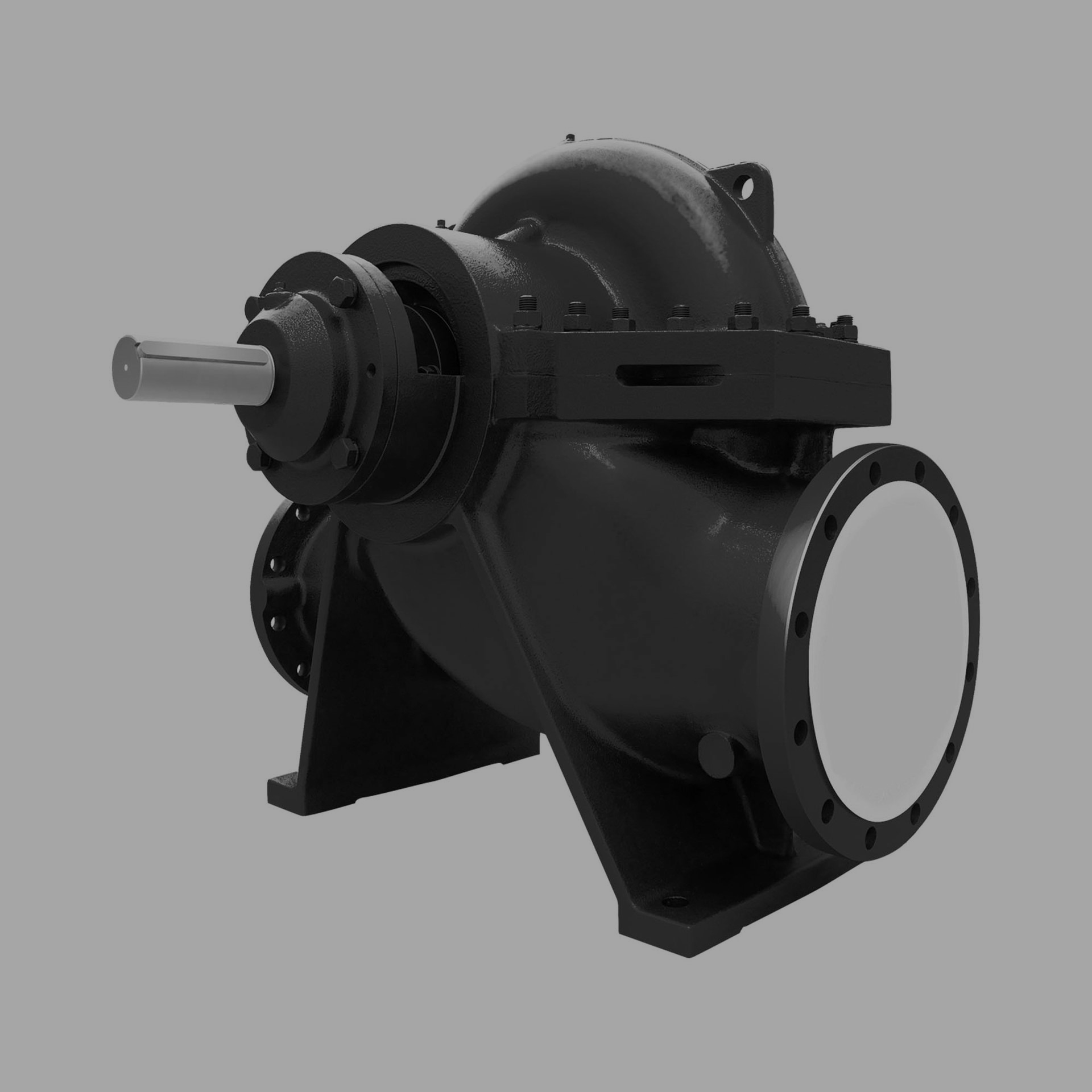 Split case pumps for high volume building commercial and municipal systems