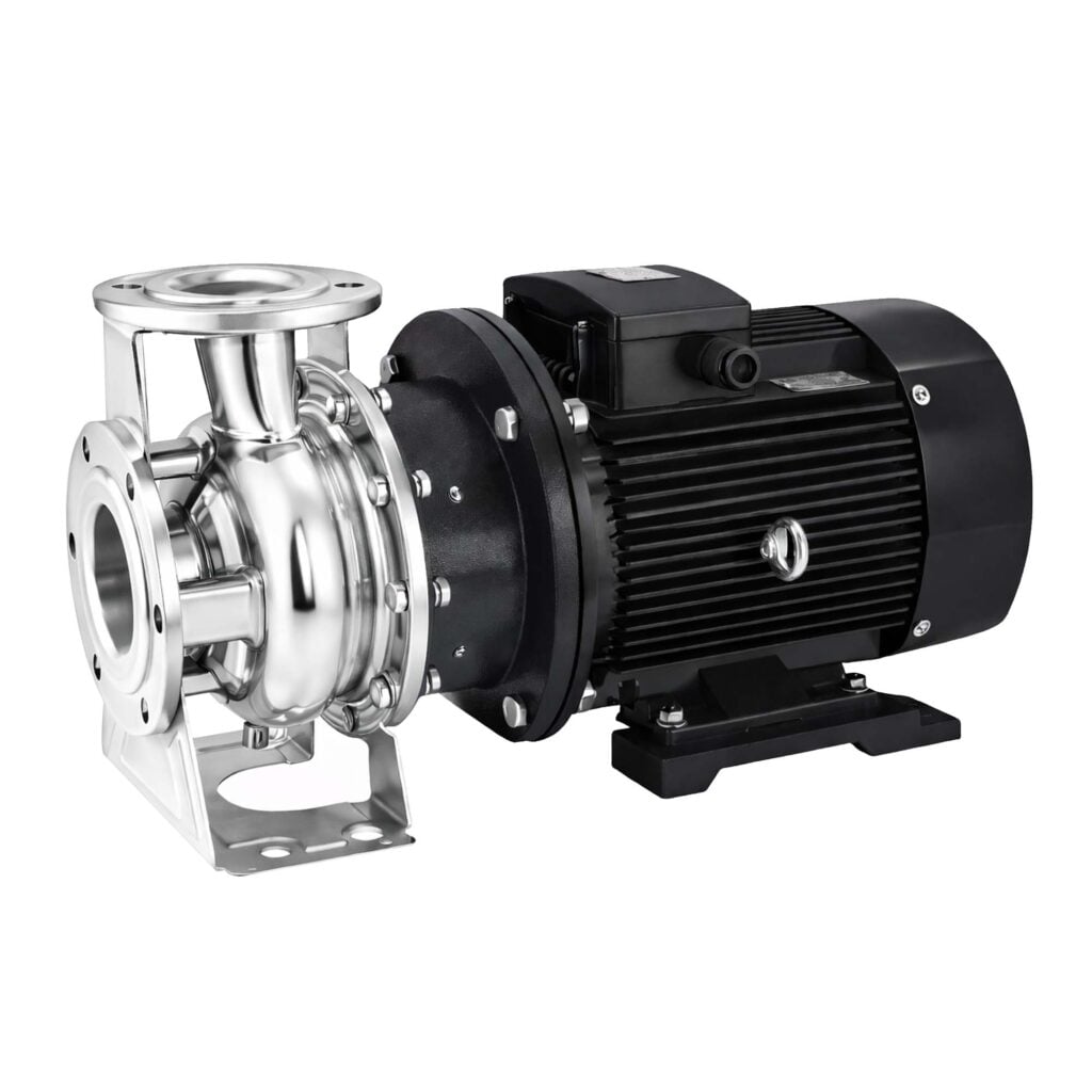 GPTCO Electrical Centrifugal Pump , 3180GPH, 1HP, 208/230/460V, 1750 RPM , Model GSSA 50-32-200/0.75-4 (SS316L)