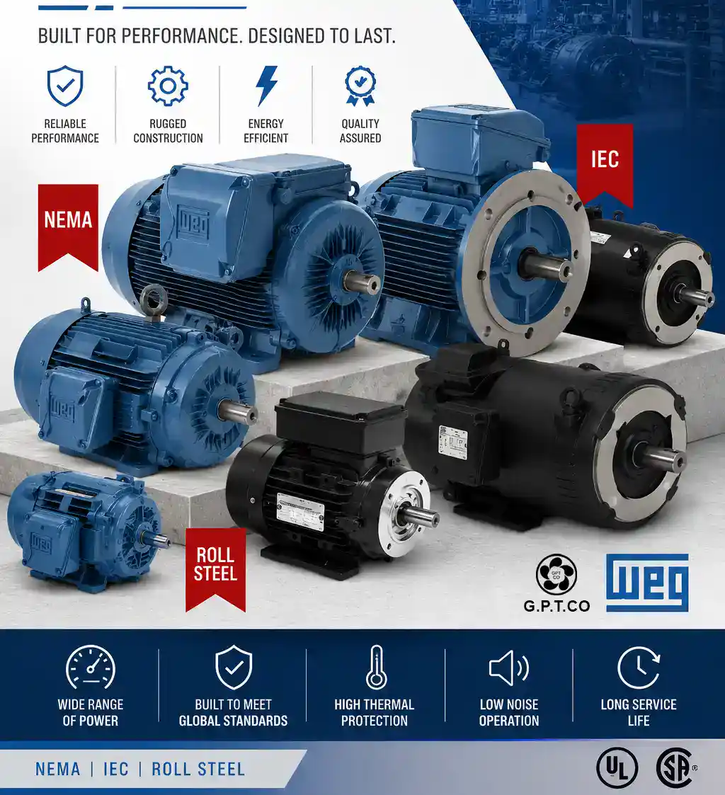 Industrial Electric Motors by Pump Supermarket