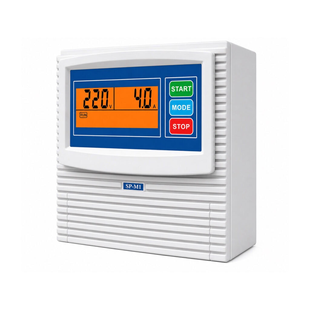 SP-M1 Smart Pump Protection & Control Panel | 110-115V Automatic Single-Phase Pump Controller with Digital Display