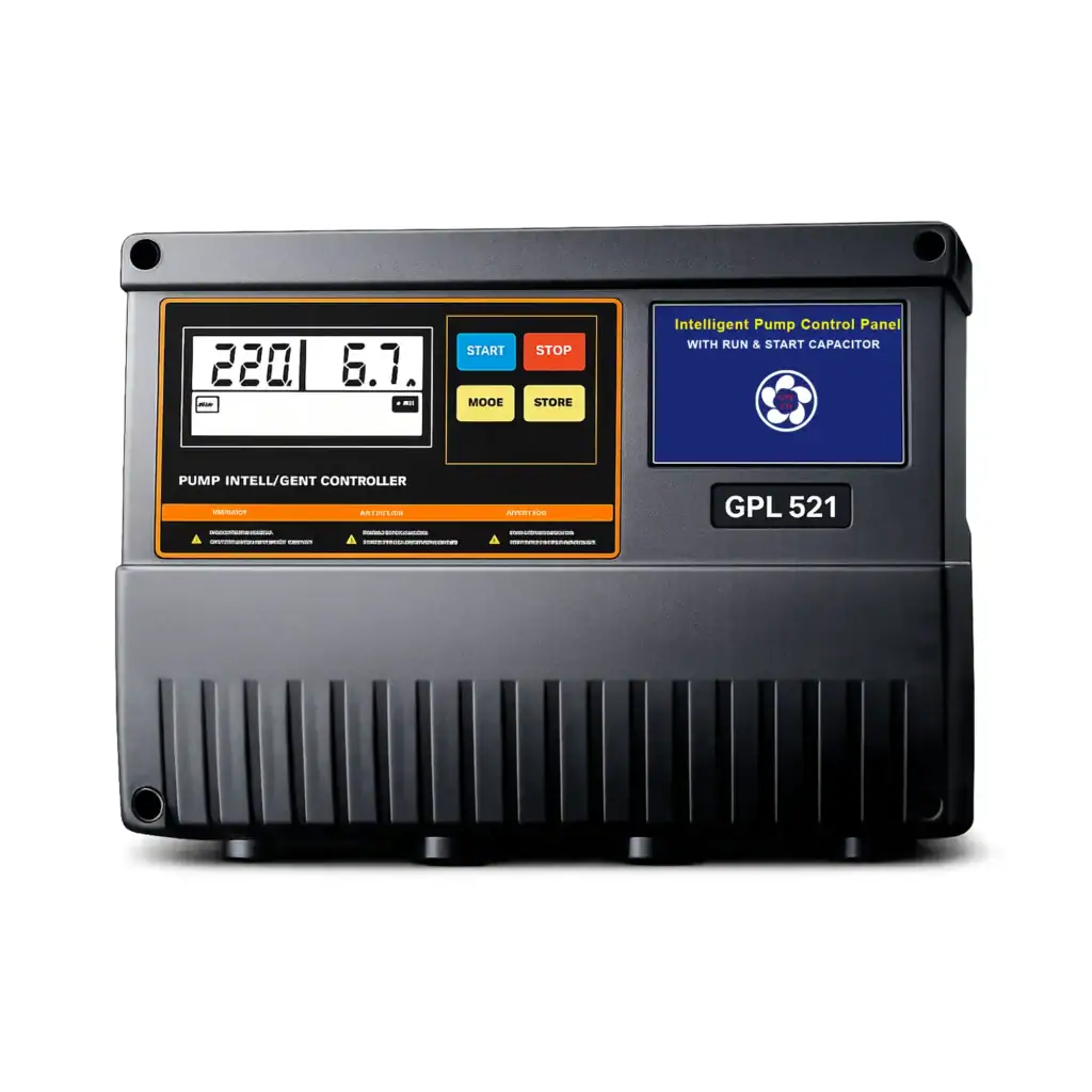 GPL 521 Intelligent Pump Controller Panel for Single Phase Pumps , 1.5 HP (208-250V)
